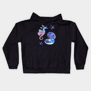 Sea Galaxy Kids Hoodie